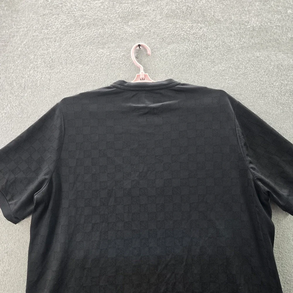Nike Men Shirt 2XL Black FC 2018 Logo‎ Embroidery Striped Stripe Activewear